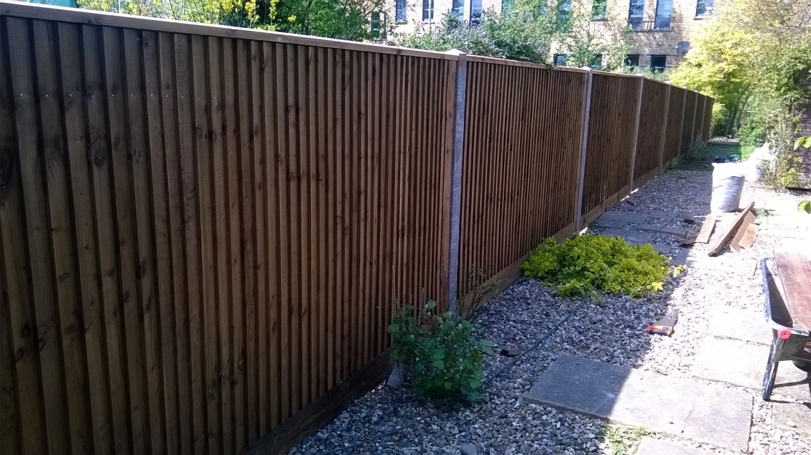 garden boundary fencing installed by Capital Fencing in Mill Hill (NW7)