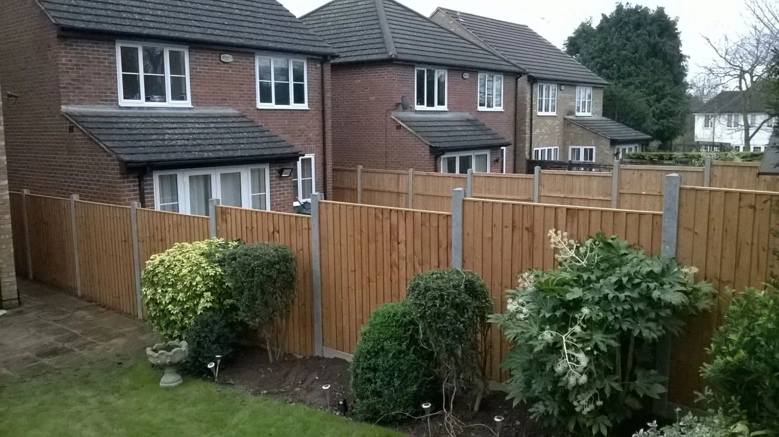concrete-post fence installed by Capital Fencing in Hitchin (SG4)