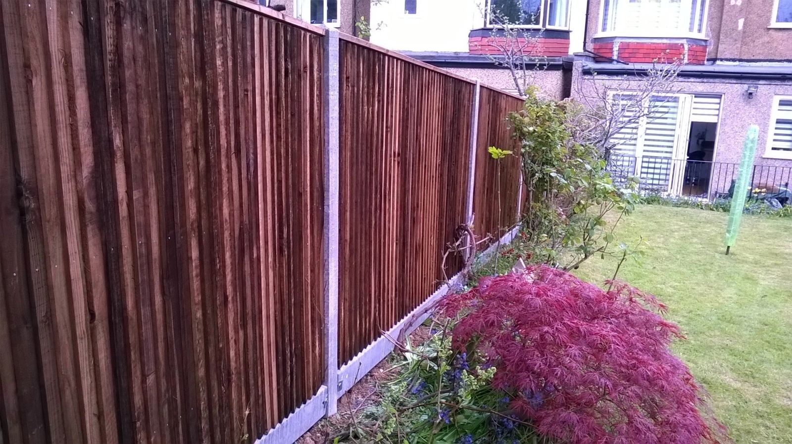 concrete-post fence installed by Capital Fencing in Hatfield (AL9)