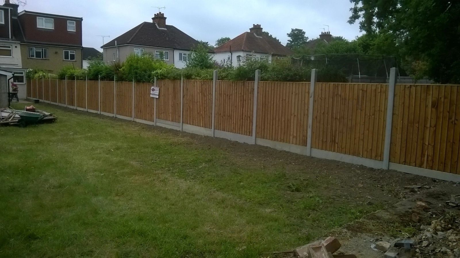panel fence install installed by Capital Fencing in Hatfield (AL9)