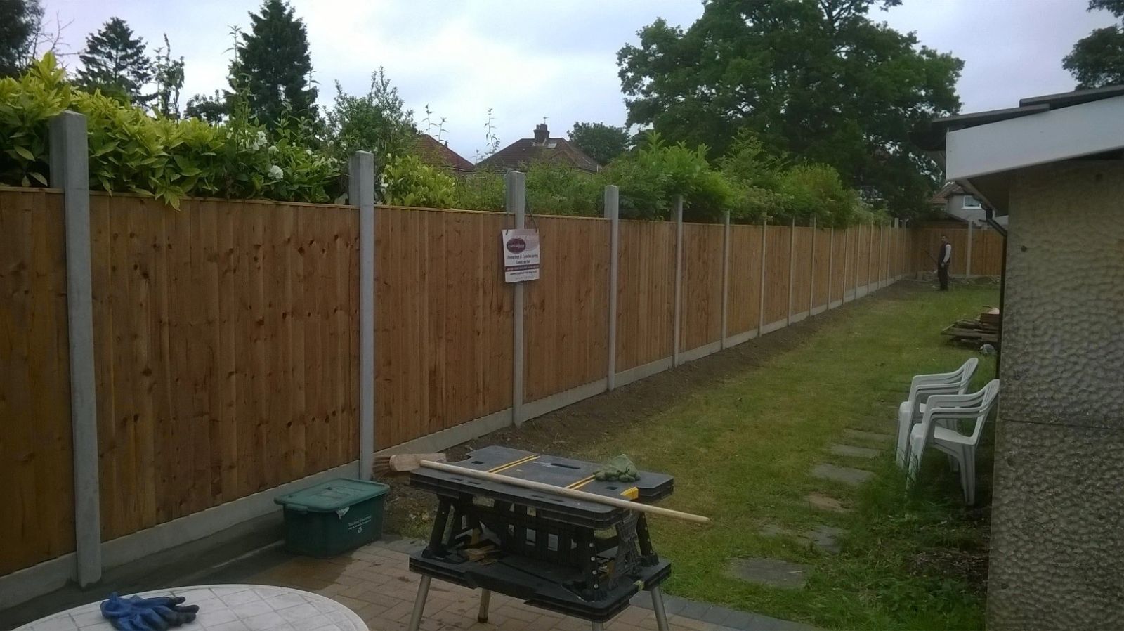 panel fence install installed by Capital Fencing in Ware (SG12)