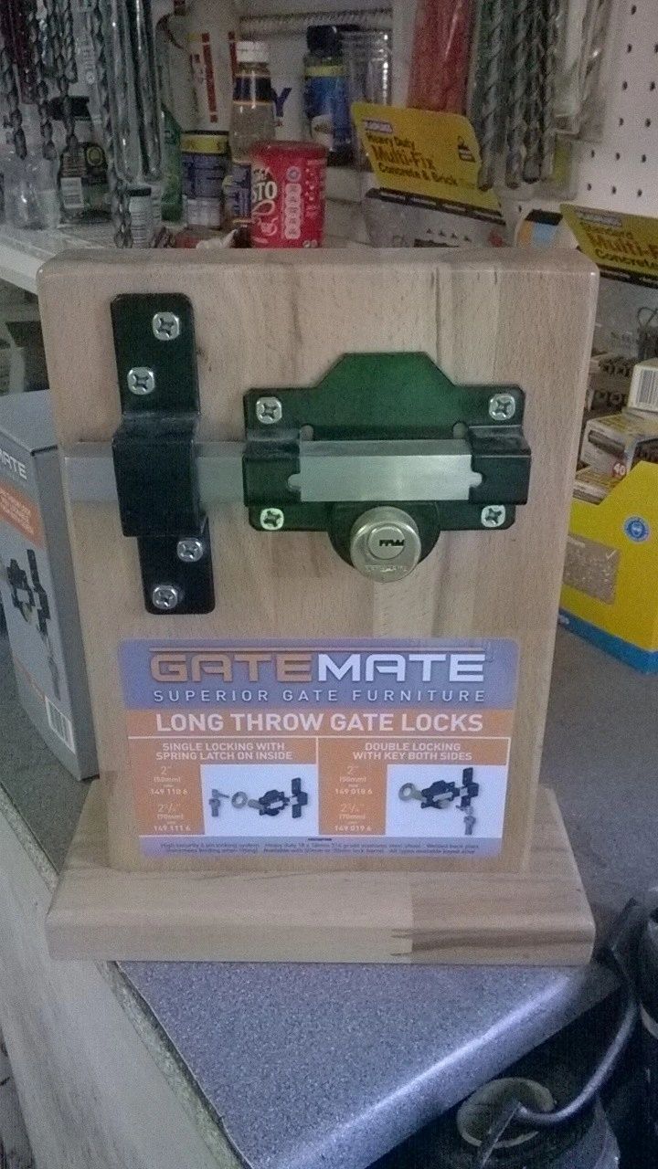 Painted side gate with frame