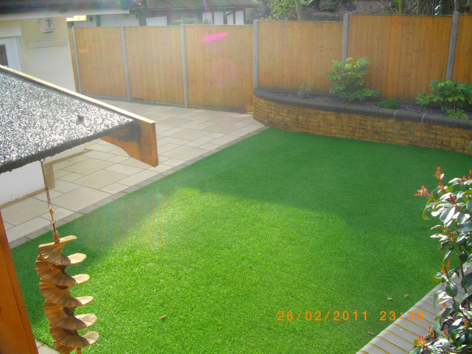 Decking or landscaping detail near N16 — Stoke Newington