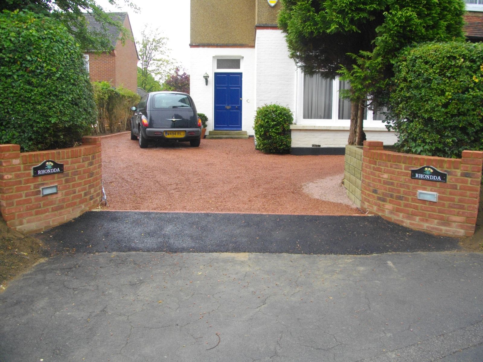 Decking or landscaping detail near E8 — Dalston & London Fields