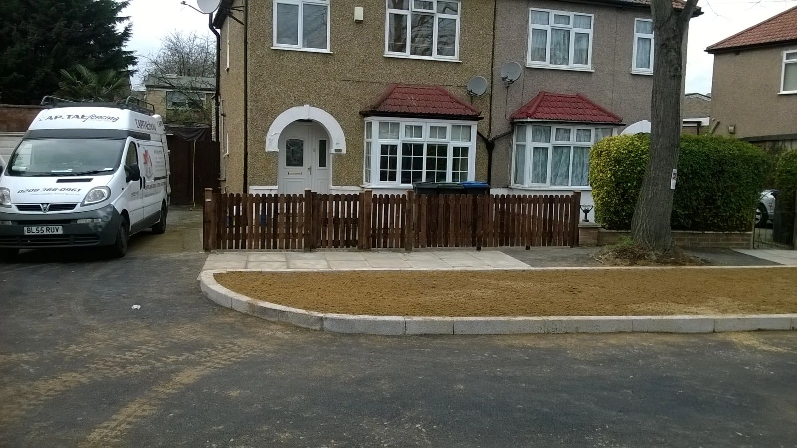 bespoke decorative fence installed by Capital Fencing in Ware (SG12)